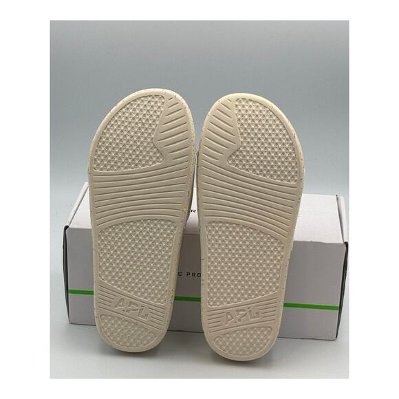 $130 APL Big Logo TechLoom Slide Pristine/Neon Spark Size 8M - Picture 4 of 4